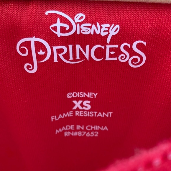 Disney Princess Red and Gold Nightgown with White Trim - Picture 2 of 8